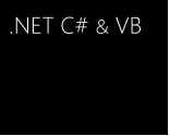 .NET C# & VB